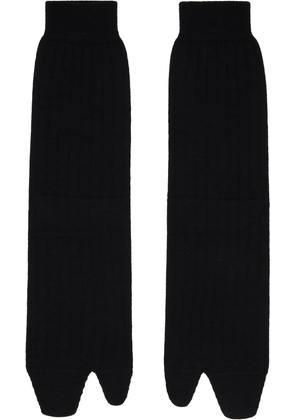 Maison Margiela Black Bootleg Tabi Socks
