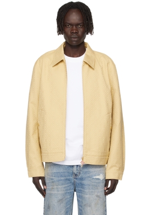 Casablanca Beige Cotton Monogram Jacquard Jacket