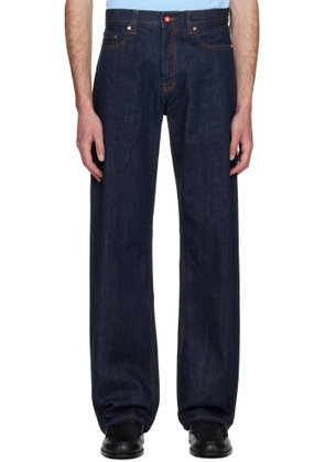 Casablanca Navy Laurel Selvedge Jeans