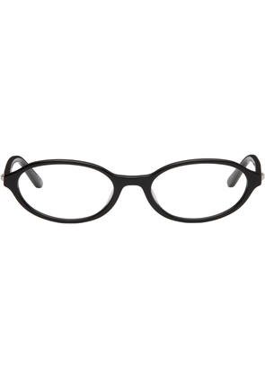 BONNIE CLYDE Black Oval Baby Glasses