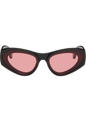 LOEWE Black Paula's Ibiza Goggle Cat-Eye Sunglasses