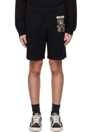 Moschino Black Teddy Bear Shorts