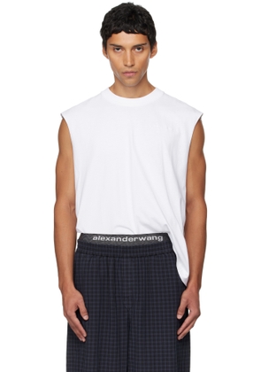 Alexander Wang White Muscle Tank Top