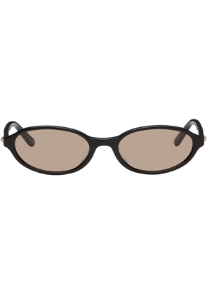 BONNIE CLYDE Black Oval Baby Sunglasses