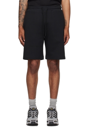 Moncler Black Logo Patch Cotton Shorts