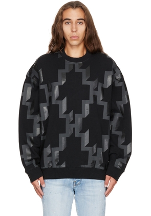Marcelo Burlon County of Milan Black All Over Cross Sweater