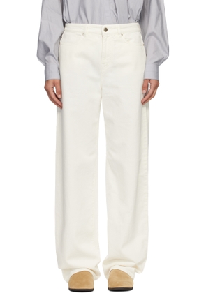 Max Mara White Mirna Jeans