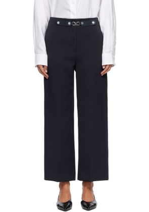 Max Mara Navy Novella Trousers