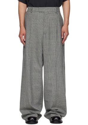 VETEMENTS Gray Cut Baggy Tailored Trousers
