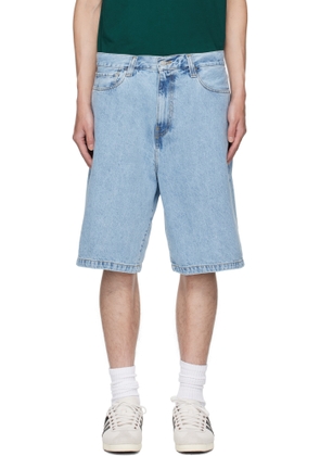 Carhartt Work In Progress Blue Landon Denim Shorts