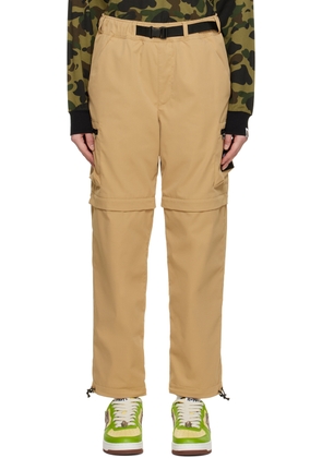 BAPE Beige Detachable Trousers