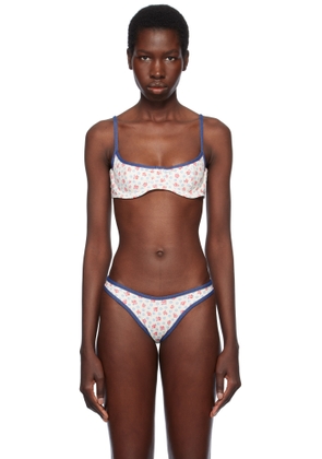 Frankies Bikinis Off-White Cola Underwire Bikini Top