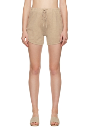 LISA YANG Beige Kiyo Shorts
