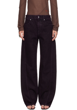 Eckhaus Latta Purple Bend Jeans