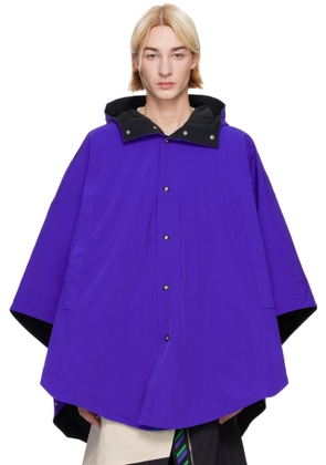 ASICS NOVALIS Blue Heveanoid Cape Reversible Jacket