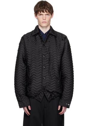 Toga Virilis Black Wave Quilting Jacket