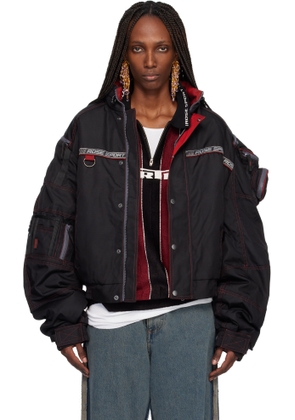 Martine Rose Black Bumbag Jacket