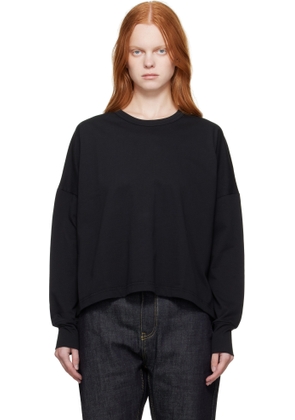 Studio Nicholson Black Loop Long Sleeve T-shirt
