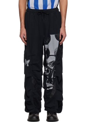 Perks and Mini Black Equinox Flower Trousers