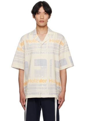 Holzweiler Off-White Pier Print Shirt