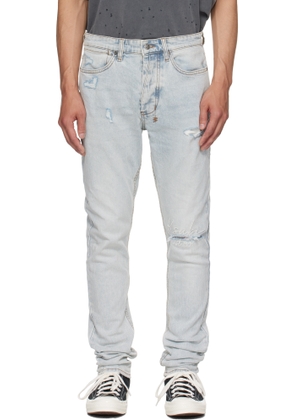 Ksubi Blue Van Winkle Frost Blue Arch Jeans