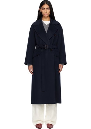 Max Mara Navy Alice Coat