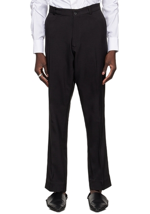 Tokyo James Black Cotton Trousers