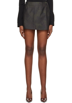 Puppets and Puppets Black Thermochromic Mini Skirt