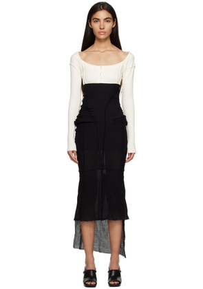 Talia Byre Black Fishtail Maxi Skirt