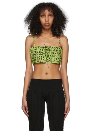 Helenamanzano Green Isleta Camisole