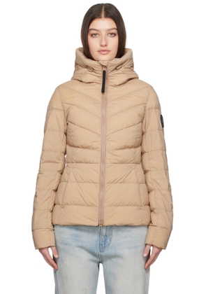 Canada Goose Tan 'Black Label' Clair Down Jacket