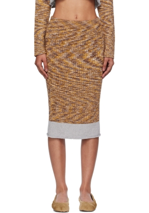 Baserange Multicolor Waste Midi Skirt