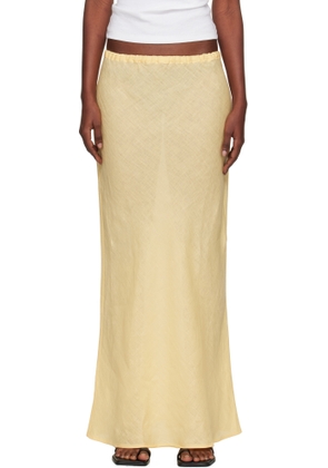 Baserange Yellow Dydine Maxi Skirt