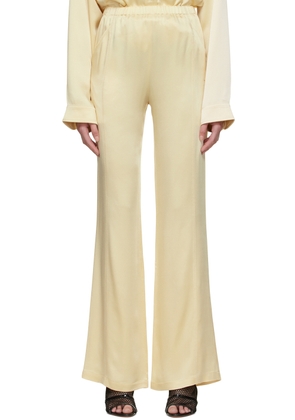 Atlein Beige Acetate Trousers