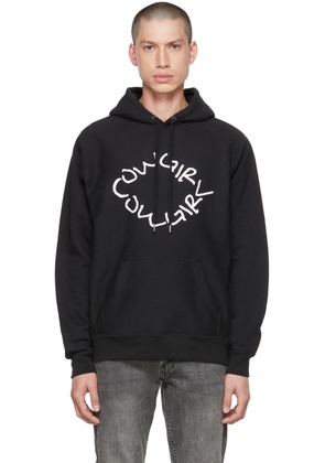 Cowgirl Blue Co Black Penmanship Hoodie