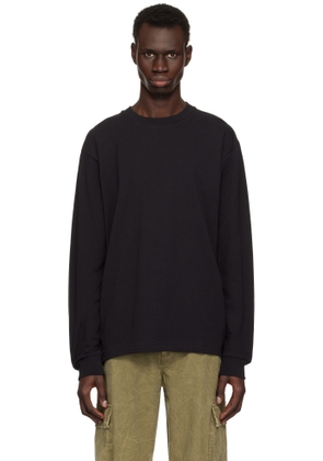 John Elliott Black LS University T-shirt