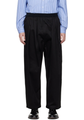 Maison Margiela Black Cotton Trousers