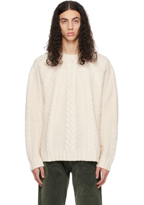 HOPE Off-White Cable Sweater