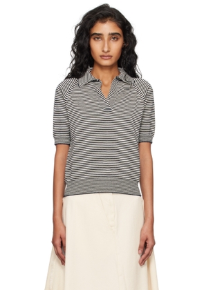 Weekend Max Mara Navy & Off-White Junior Polo