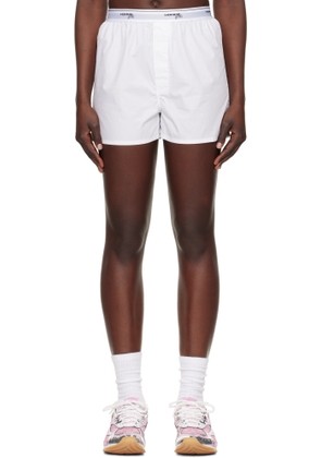 HommeGirls White Boxer Shorts