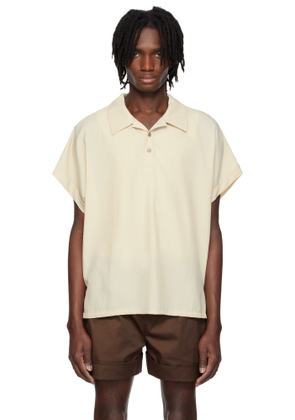 RECTO Beige Dolman Sleeve Polo