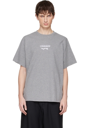 Charles Jeffrey LOVERBOY Gray Logo T-shirt