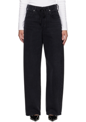Citizens of Humanity Black Brynn Drawstring Jeans