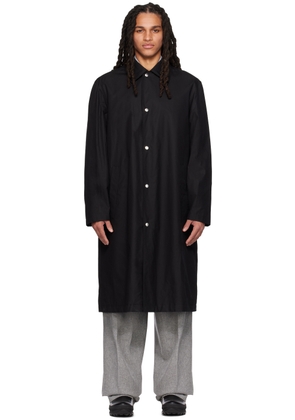 Jil Sander Black Printed Coat