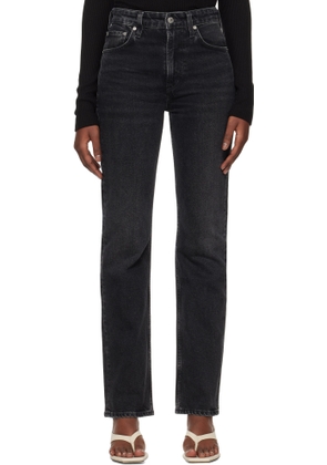 Citizens of Humanity Black Zurie Straight Jeans