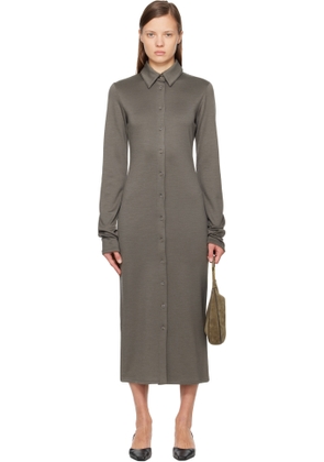 Rier Gray Polar Midi Dress