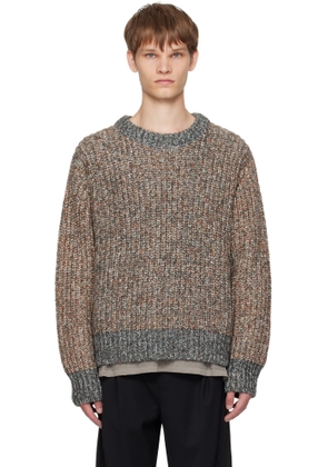 Song for the Mute Brown Oversized Sweater