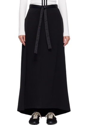 Y-3 Black Padded Midi Skirt