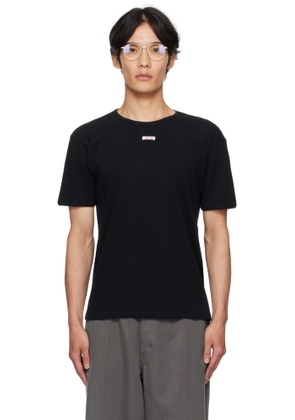 Maison Margiela Black Ribbed T-shirt