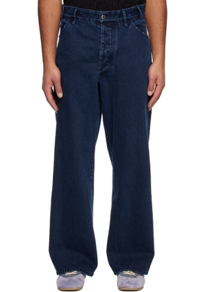 Song for the Mute Blue Overdye Baggy Jeans